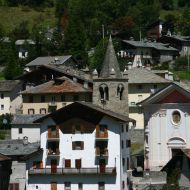 Typical village in Aosta Valley
